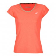 Женская футболка Babolat Core (Pink) для большого тенниса